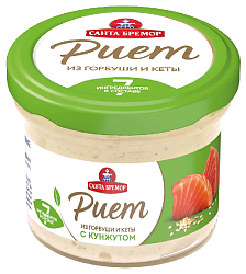 Риет САНТА БРЕМОР из горбуши и кеты с кунжутом 100г
