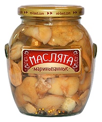 Маслята МЕДВЕДЬ ЛЮБИМЫЙ  маринованные ст/б 580мл