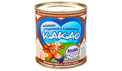 Сгущенное молоко ЛЮБИМО сгустена какао бзмж ж/б 380г