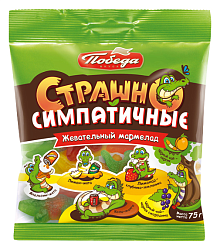 Жевательный мармелад ПОБЕДА ВКУСА Страшно симпатичные 75г
