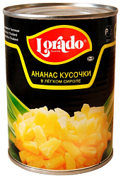 Ананасы ЛОРАДО кусочки 850г