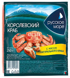 Крабовые палочки РУССКОЕ МОРЕ Королевский краб охл 250г