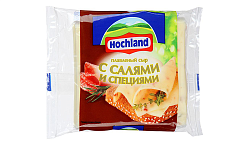 Сыр плавленый ХОХЛАНД с салями бзмж 45% 150г