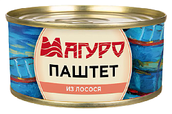 Паштет МАГУРО из лосося ж/б 185г