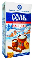Соль ИЛЕЦКАЯ карт/уп 650г