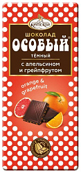 Шоколад ФАБРИКА им.КРУПСКОЙ Особый апельсин грейпфрут 85г
