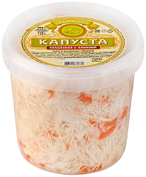 Капуста РАЗНОСОЛ квашенная с клюквой 1кг