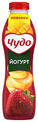 Йогурт ЧУДО банан клубника манго бзмж 1.9% 680г