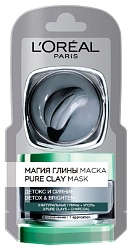 Маска для лица ЛОРЕАЛЬ Магия глины детокс и сияние саше 6мл
