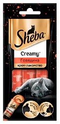 Крем-лакомство ШЕБА говядина 3*12г