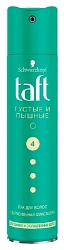 Лак для волос ТАФТ Густые и пышные сверхсильная фиксация 225мл