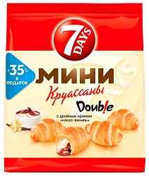 Круассан-мини 7 ДЭЙС ваниль-какао 300г