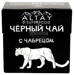 Чай АЛТАЙ СУПЕРФУД с чабрецом черный 25пак