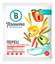 Перец ПЛАНЕТА ВИТАМИНОВ трехцветный с/м 400г
