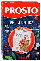 Ассорти круп ПРОСТО рис и гречка карт/уп 500г