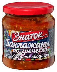 Баклажаны ЗНАТОК по-гречески ст/б 460г