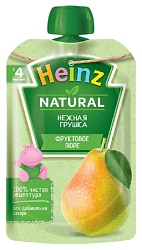Пюре ХАЙНЦ нежная грушка пюр/пак 90г