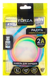 Кабель USB Радуга 1м