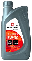 Масло моторное ТАКАЯМА SAE 5W-30 API SL/CF синтетика 1л
