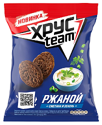 Сухарики ХРУСТИМ с ржаной мукой сметана зелень 60г