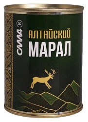 Марал тушеный СИЛА Алтайский ж/б 338г