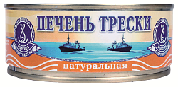 Печень трески МОРСКОЕ СОДРУЖЕСТВО натуральная ж/б 230г