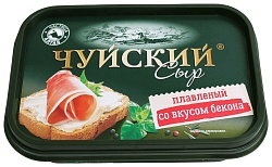 Сыр плавленый ЧУЙСКИЙ со вкусом бекона бзмж 59% 175г