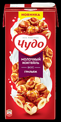 Коктейль молочный ЧУДО грильяж бзмж 2% 960г