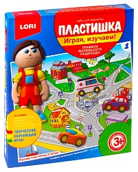 Набор для творчества ЛОРИ Пластишка правила маленького пешехода №1 арт.Тдл-030