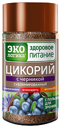 Цикорий ЭКОЛОГИКА с черникой ст/б 85г