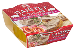 Паштет ХАНГРОУ Арденский с ветчиной из свинины л/у 90г