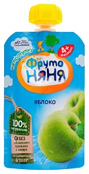 Пюре ФРУТОНЯНЯ яблочное натуральное м/у 90г