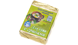 Сыр плавленый СНЕГОВИЧОК с грибами бзмж 50% 90г