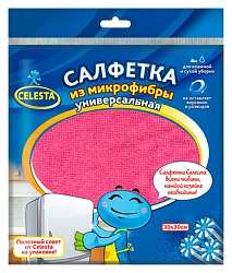Салфетка СЕЛЕСТА из микрофибры универсальная