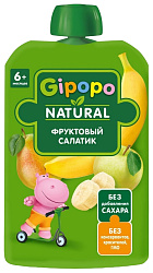 Пюре ГИПОПО фруктовый салатик м/у 90г