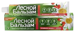 Зубная паста ЛЕСНОЙ БАЛЬЗАМ Тройной эффект 75мл