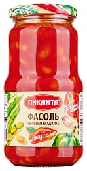 Фасоль ПИКАНТА печеная в аджике ст/б 530г