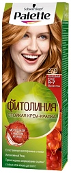 Краска для волос ПАЛЕТТ Фитолиния Пленительный медный №270