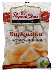 Вареники РОДНОЙ ДОМ с картофелем и грибами 900г
