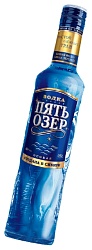 Водка ПЯТЬ ОЗЕР Особая 40% ст/б 0.5л