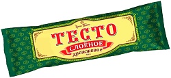 Тесто ЦАРСКОЕ ПОДВОРЬЕ слоеное дрожжевое 500г