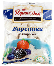 Вареники РОДНОЙ ДОМ с творогом 450г