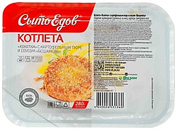 Котлета СЫТОЕДОВ Кокетка с картофельным пюре 280г