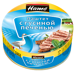 Паштет ХАМЕ из гусиной печени ж/б 117г