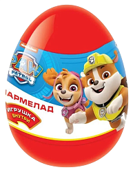 Мармелад КОНФИТРЕЙД Щенячий патруль в яйце с игрушкой 10г