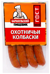 Колбаски БАРНАУЛЬСКИЙ ПИЩЕВИК Охотничьи п/к 240г