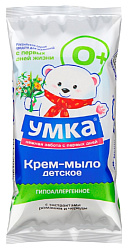 Крем-мыло детское УМКА Ромашка череда 0+ 80г