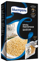 Пшеничная крупа МИСТРАЛЬ булгур карт/уп 5*80г