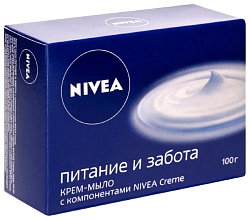 Крем-мыло туалетное НИВЕЯ Питание и забота 100г