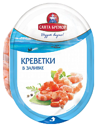 Мясо креветки САНТА БРЕМОР в заливке 180г